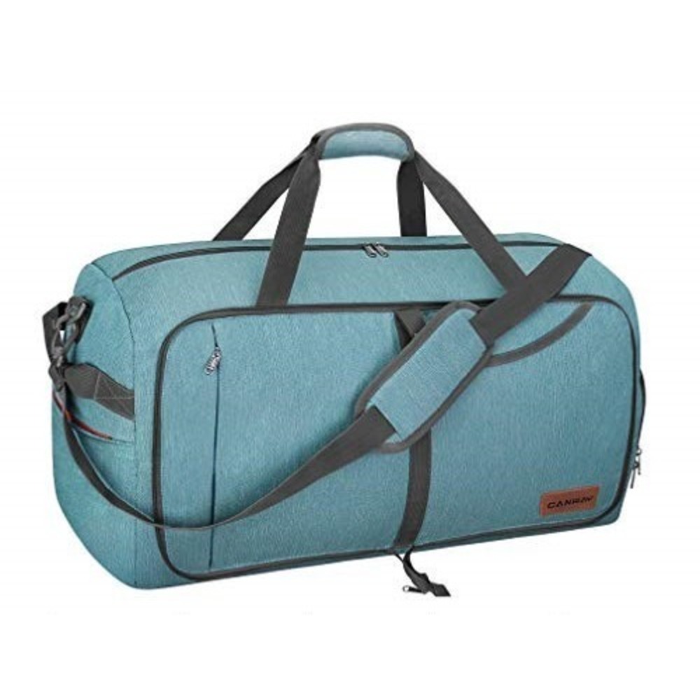 Canway‎ 85L Travel Duffel Bag Foldable Weekender Bag 85L Mint Green Packable